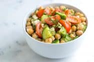 Easy Chickpea Salad with Lemon and Dill