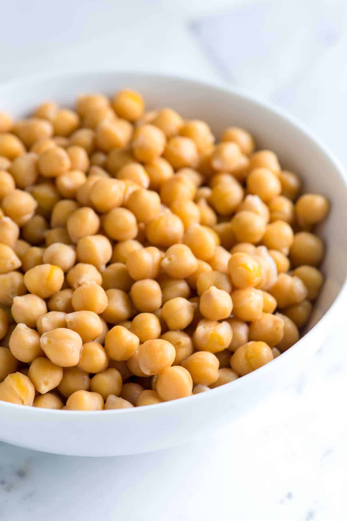 Cooked Dried Chickpeas