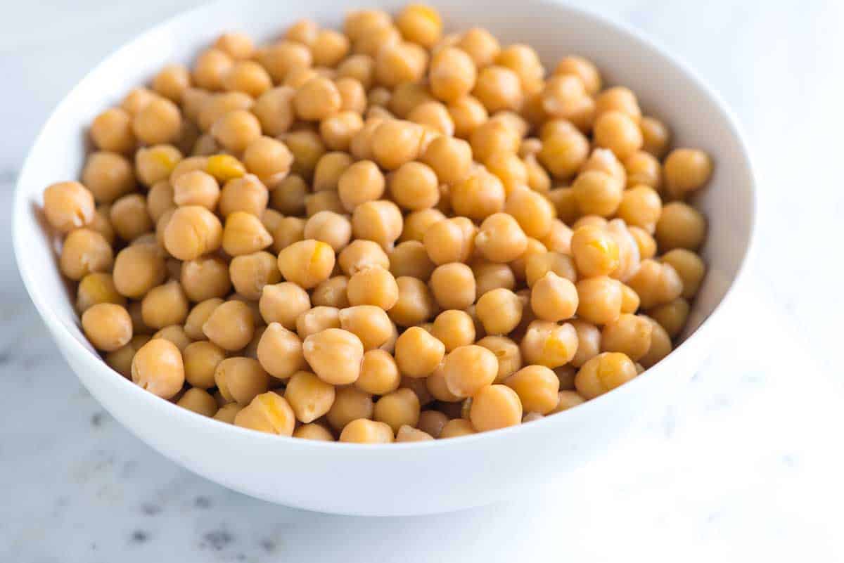 Cooked Dried Chickpeas