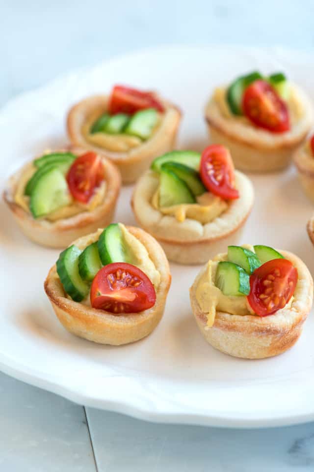 Easy Hummus Cups