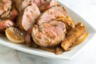 Perfect Roasted Pork Tenderloin with Apples
