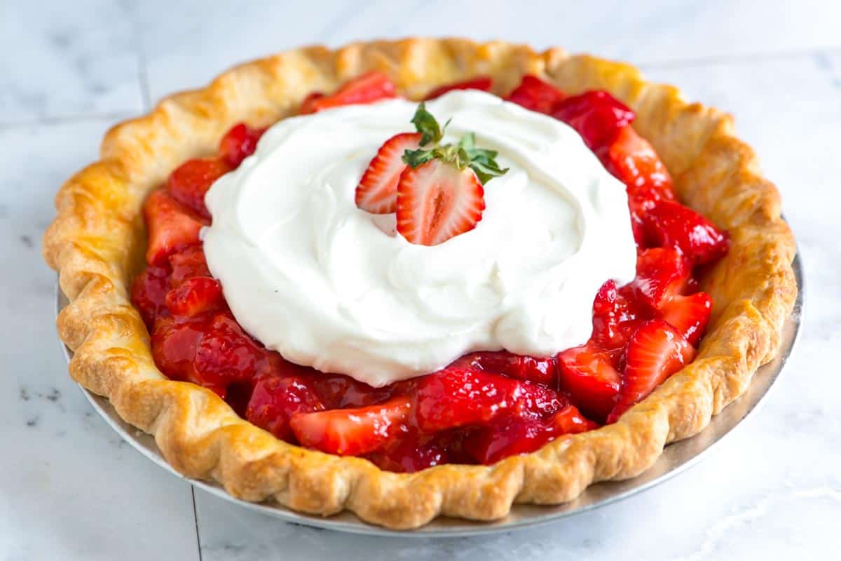 Simple Fresh Strawberry Pie