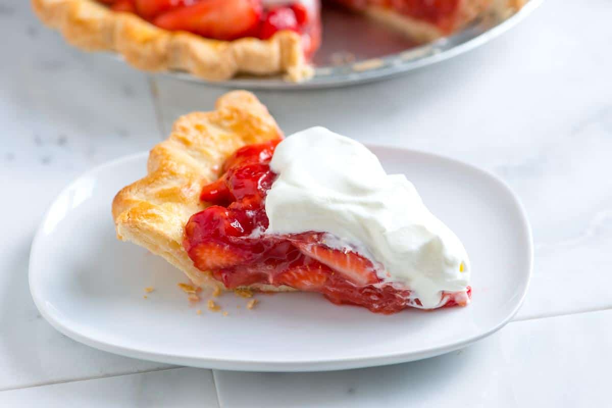 Slice of Strawberry Pie