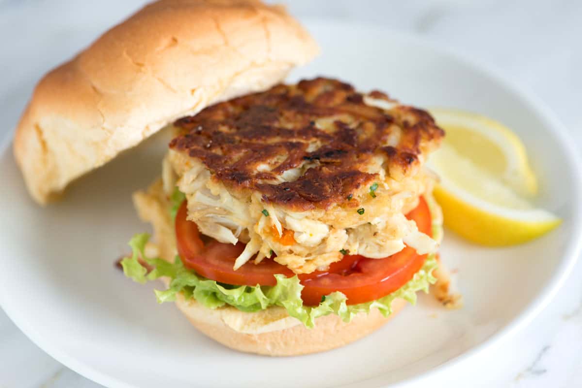 Jumbo Lump Crab Cakes Salad Recipe