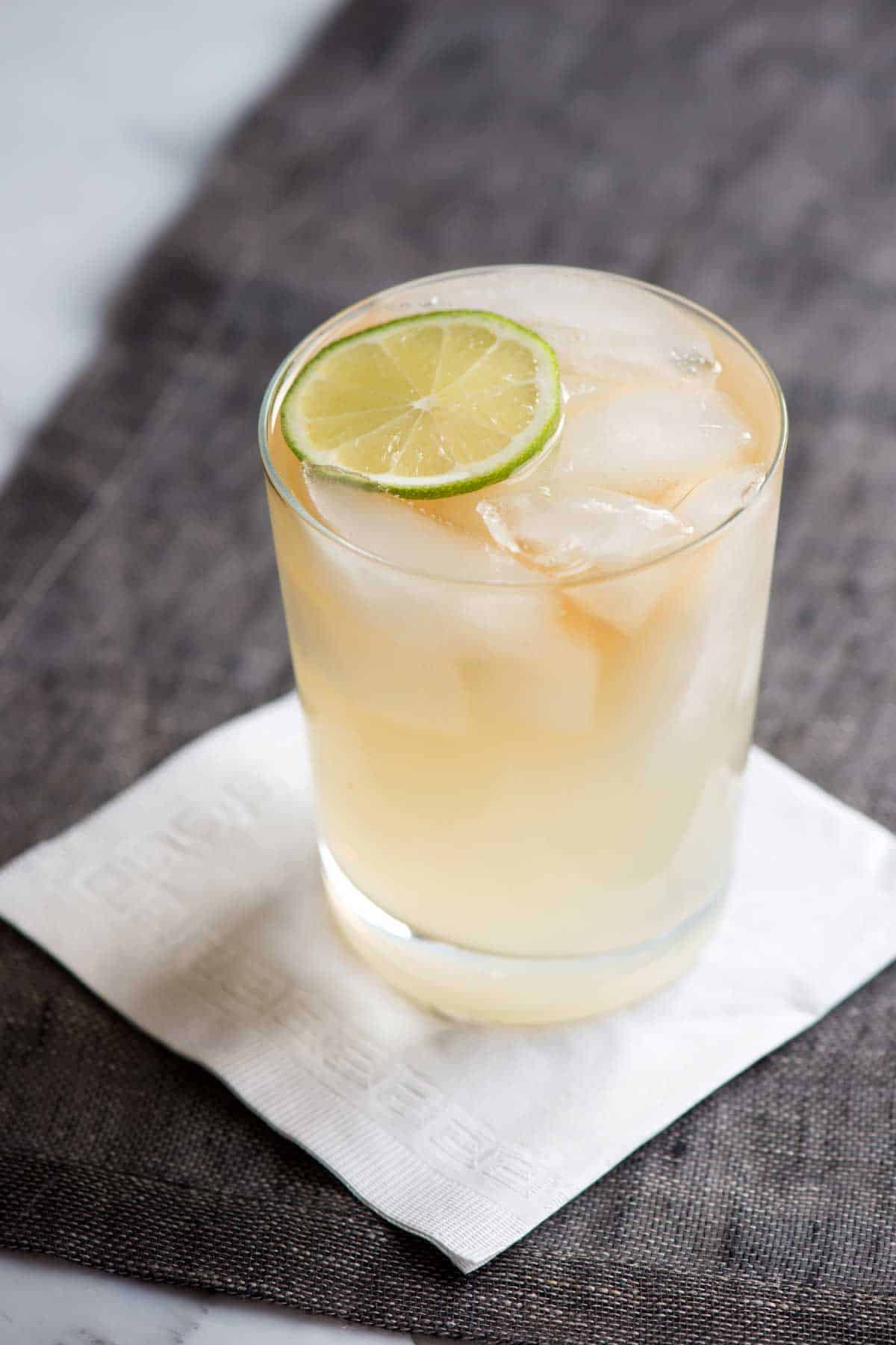 Dark and Stormy Cocktail