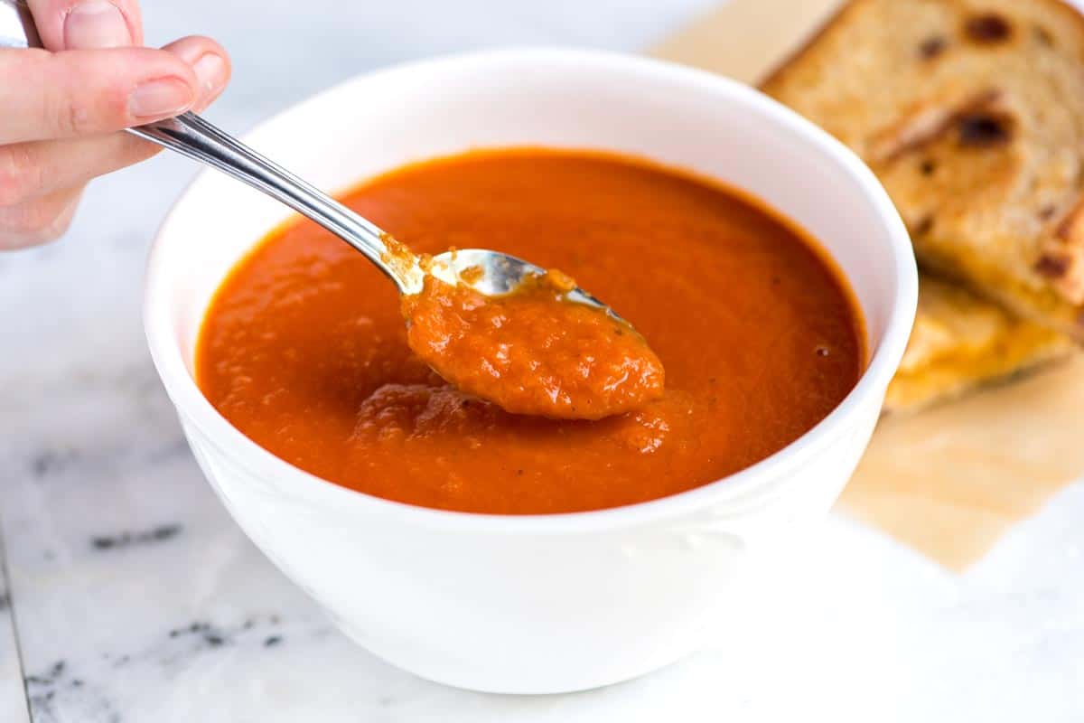 Easy three ingredient tomato soup recipe