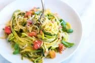 Garlic Parmesan Zucchini Pasta Recipe