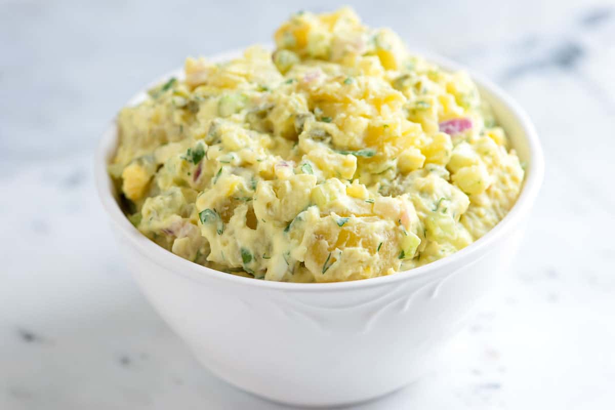 Easy Creamy Potato Salad With Tips