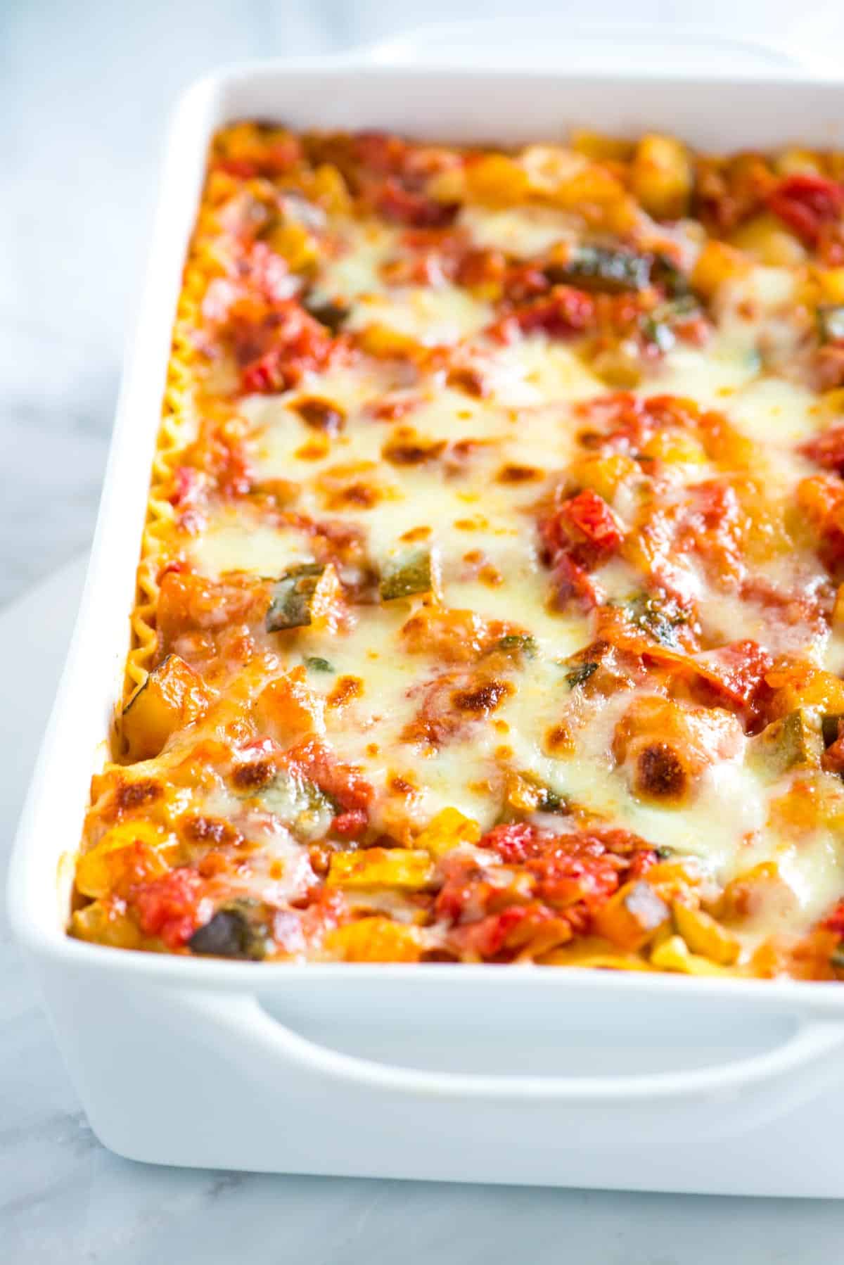 vegetable lasagna Garden vegetable lasagna freezer friendly