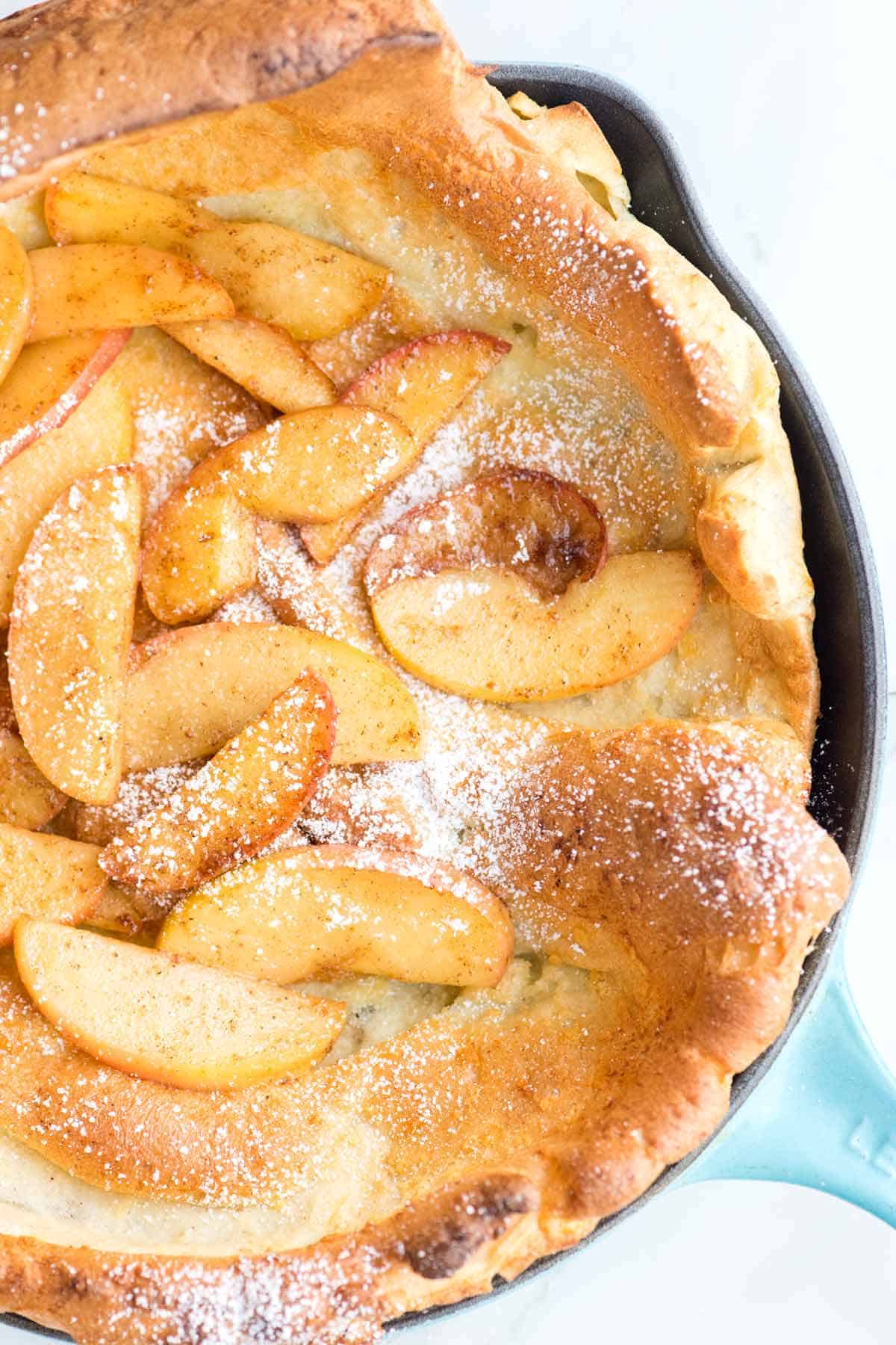 Spiced Apple Dutch Baby Pancake