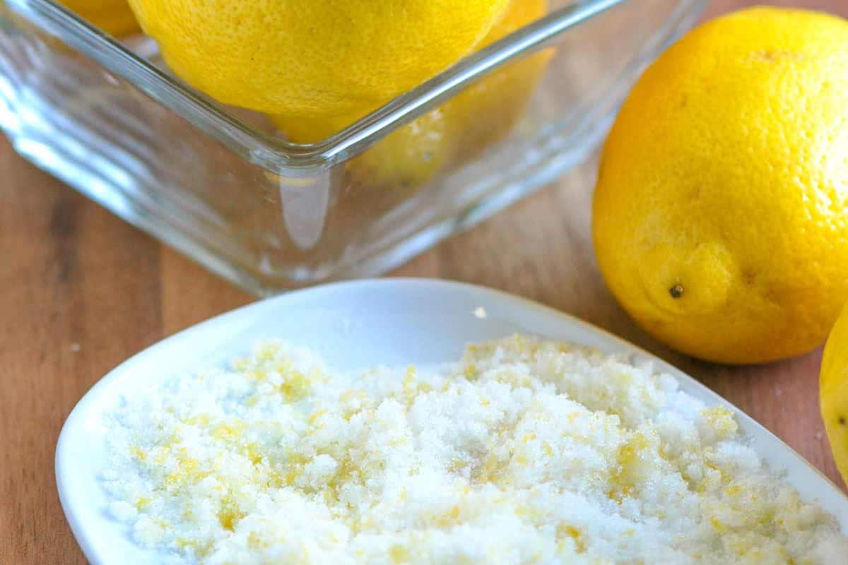 Lemon Sugar for Lemon Drop Martinis