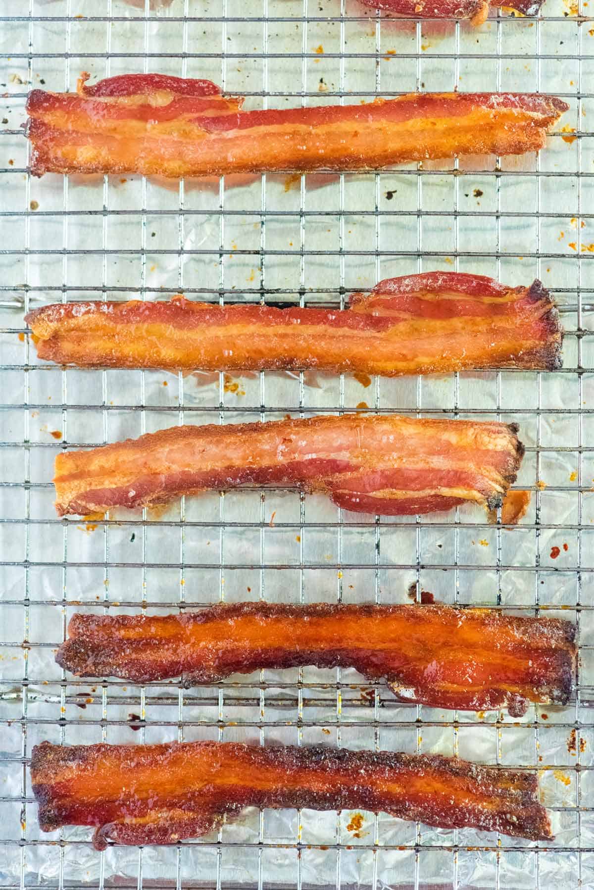 Baked Bacon with Different Glazes