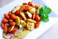 Easy Roasted Carrots and Parsnips with Mint