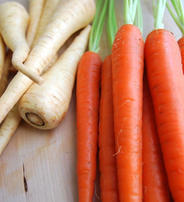 Easy Roasted Carrots and Parsnips with Mint Parsnips and Carrots