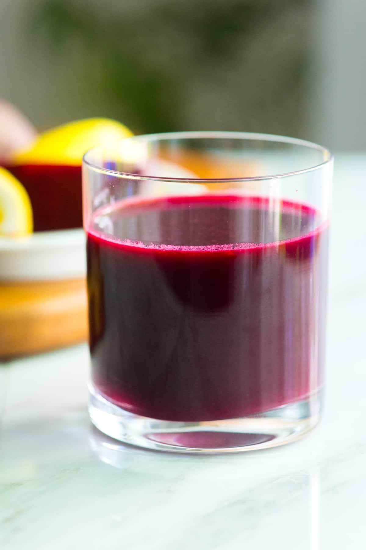 How to Make Naturally Sweet Lemon Ginger Power Beet Juice