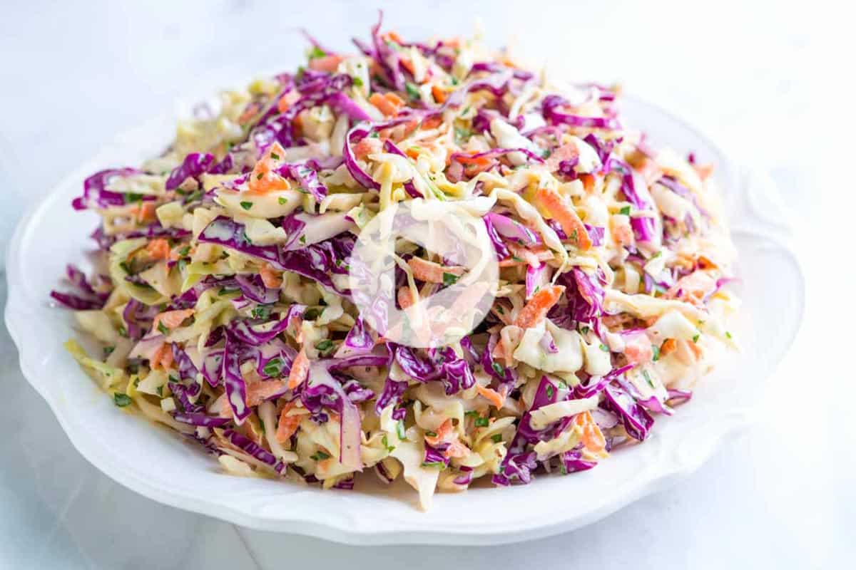 Seriously Good Homemade Coleslaw Recipe