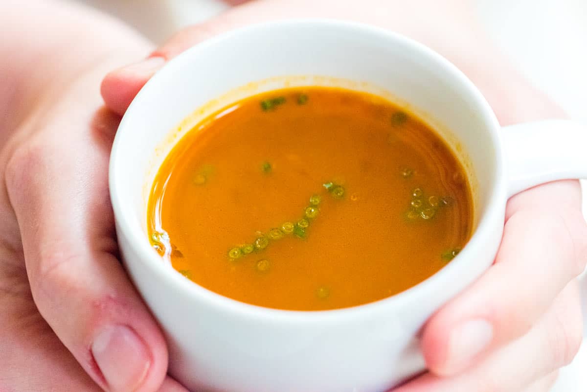 Ultra Satisfying Homemade Vegetable Broth