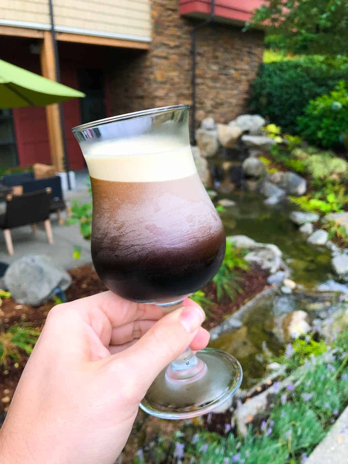 For a late afternoon pick-me-up, we found Starbucks cold brew on tap in the bar. 