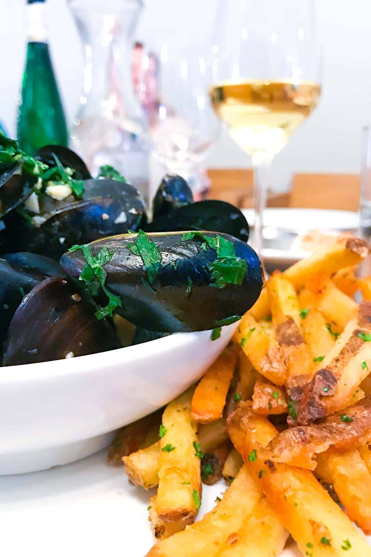 Moules Frites from Brasserie Four in Walla Walla Moules Frites from Brasserie Four in Walla Walla