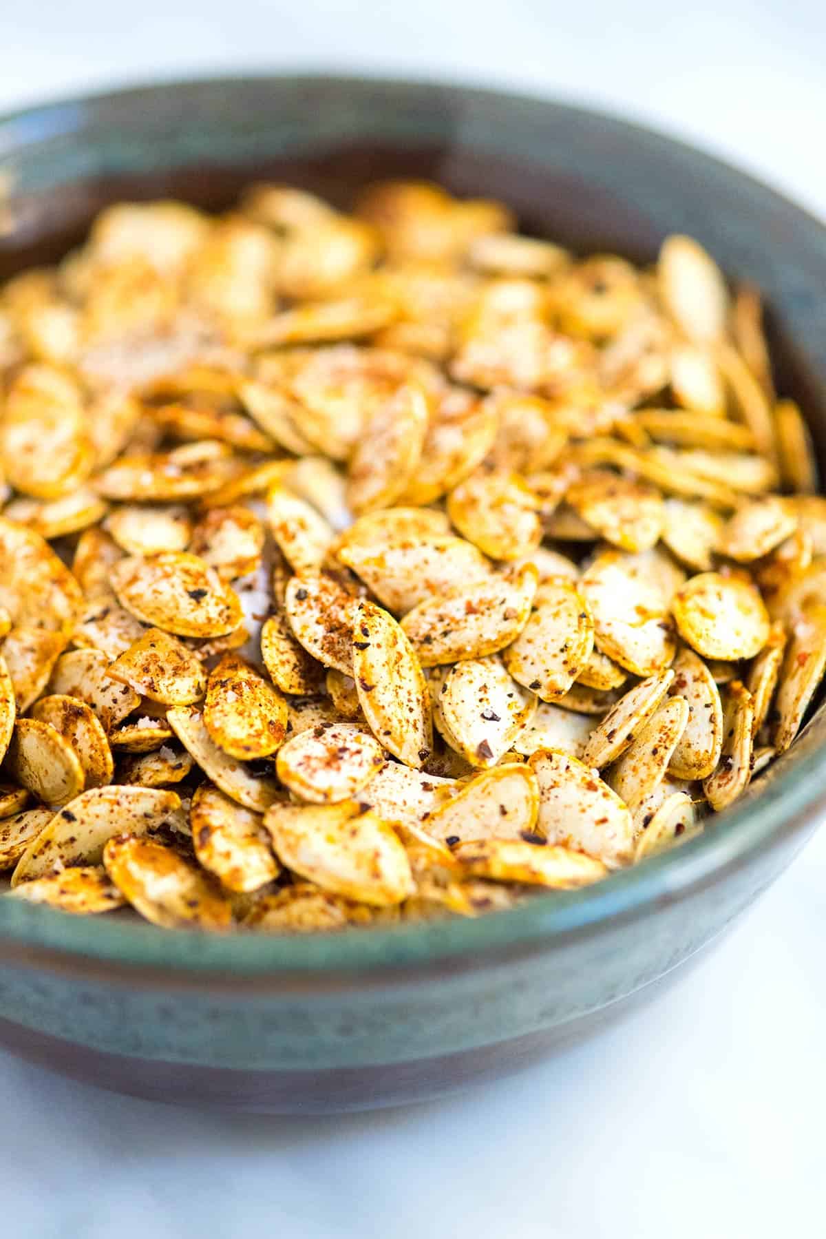 Roasted pumpkin seeds with spices