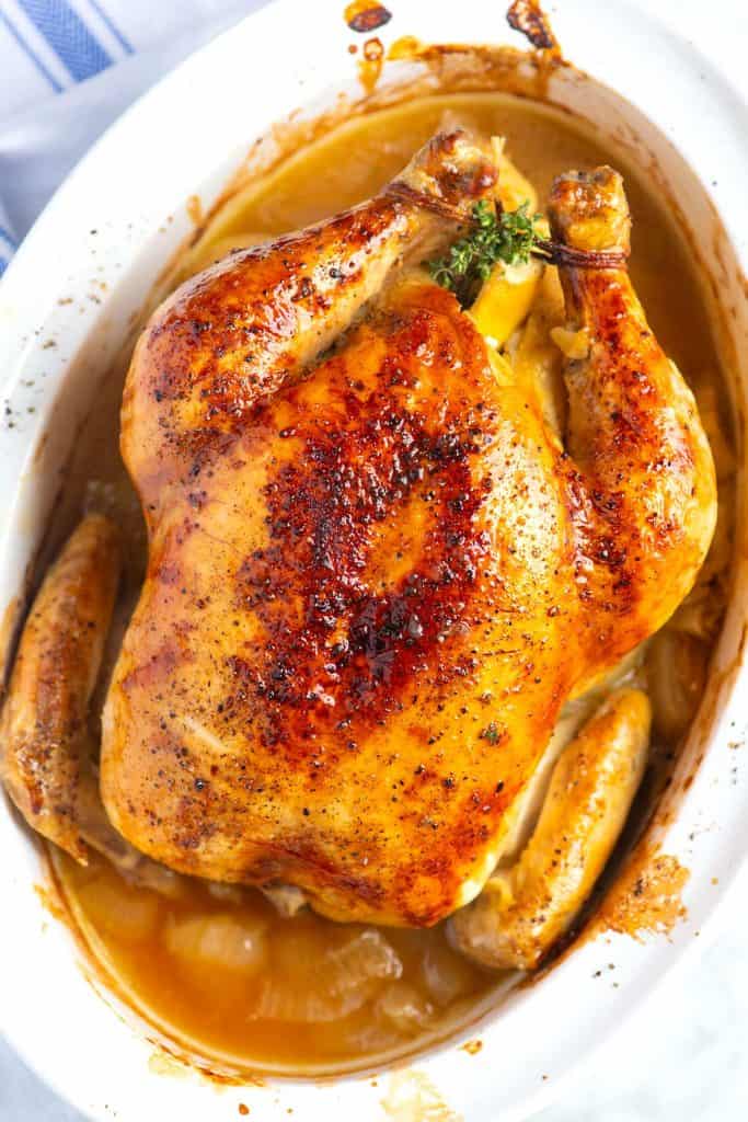 Easy Juicy Roasted Chicken