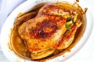 Simple Whole Roasted Chicken Recipe