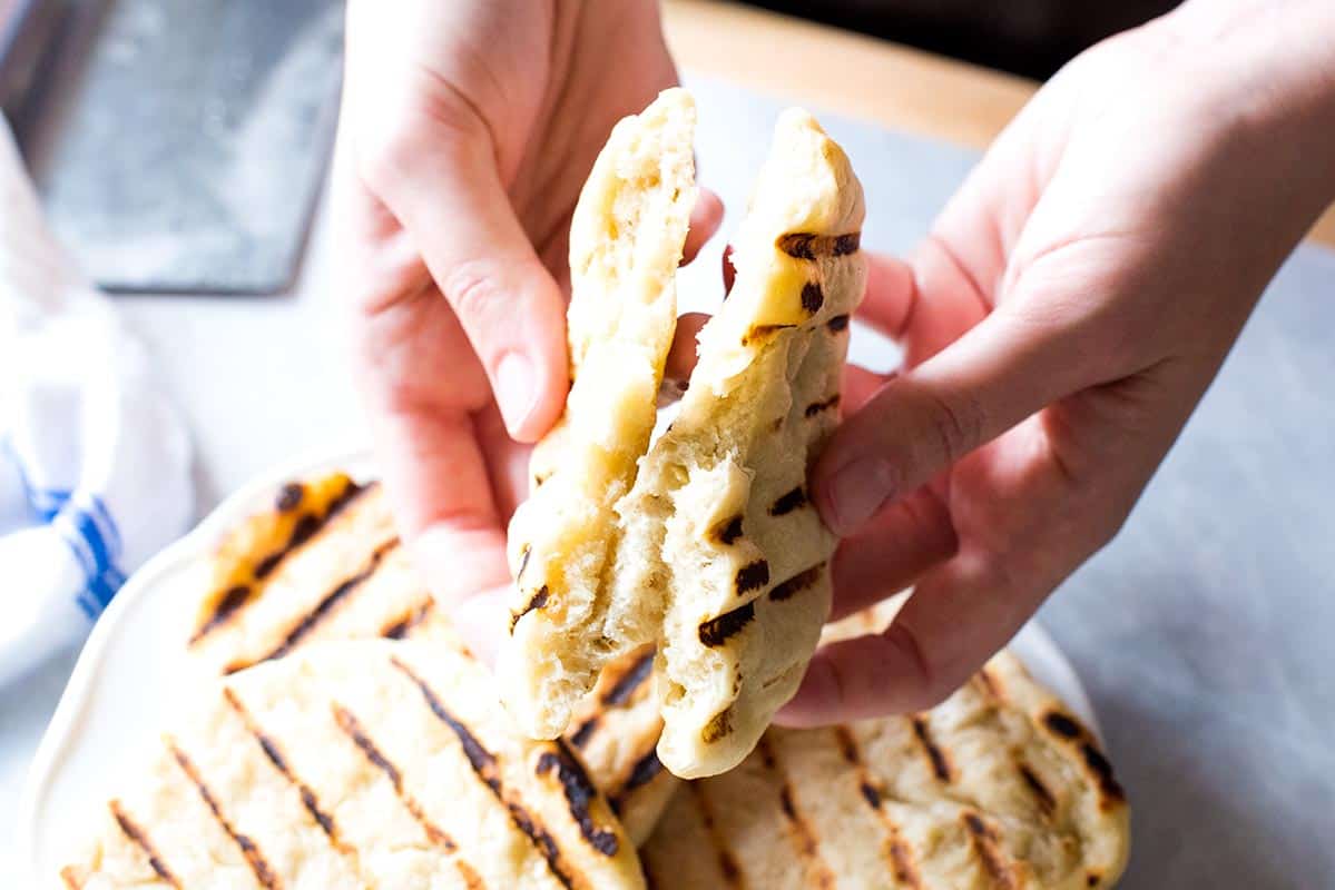 Soft Flatbread from Scratch