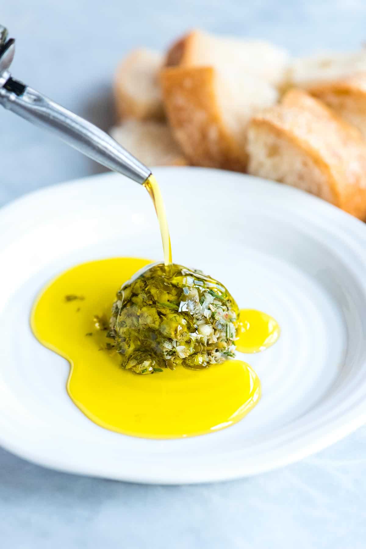 Salsa de aceite de oliva fácil