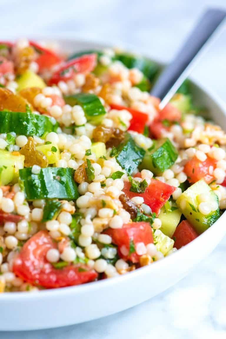 Easy Lemon Herb Couscous Salad Recipe