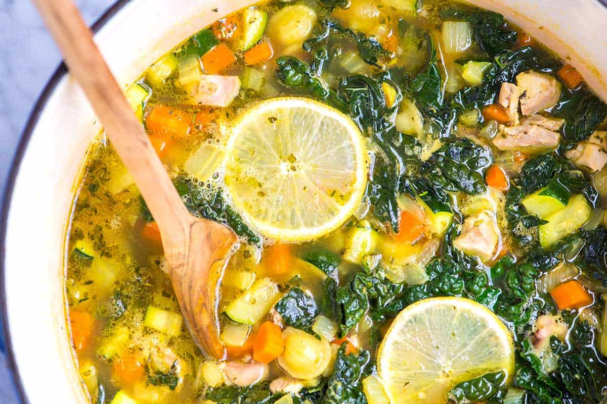 This easy lemony chicken and vegetable soup checks all the boxes. It's hearty, healthy, satisfying and tastes incredible.