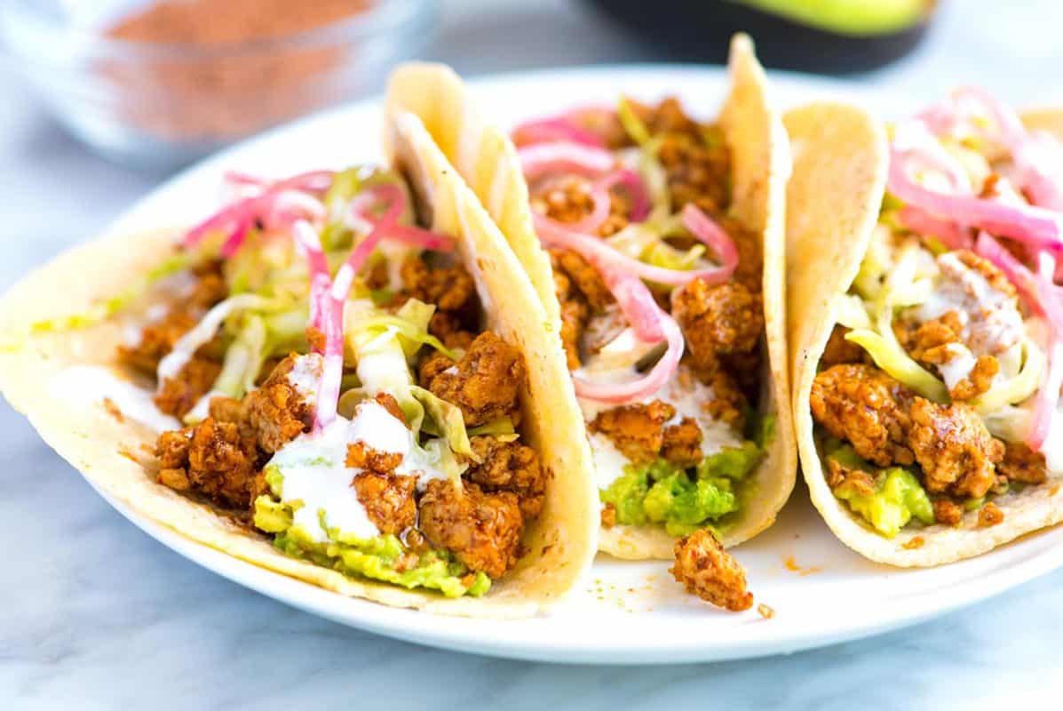 Easy Ground Pork Tacos