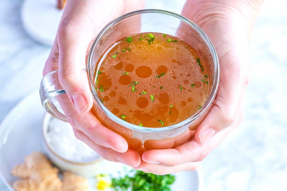 Instant Pot Chicken Stock That's Just As Flavorful As the Slow