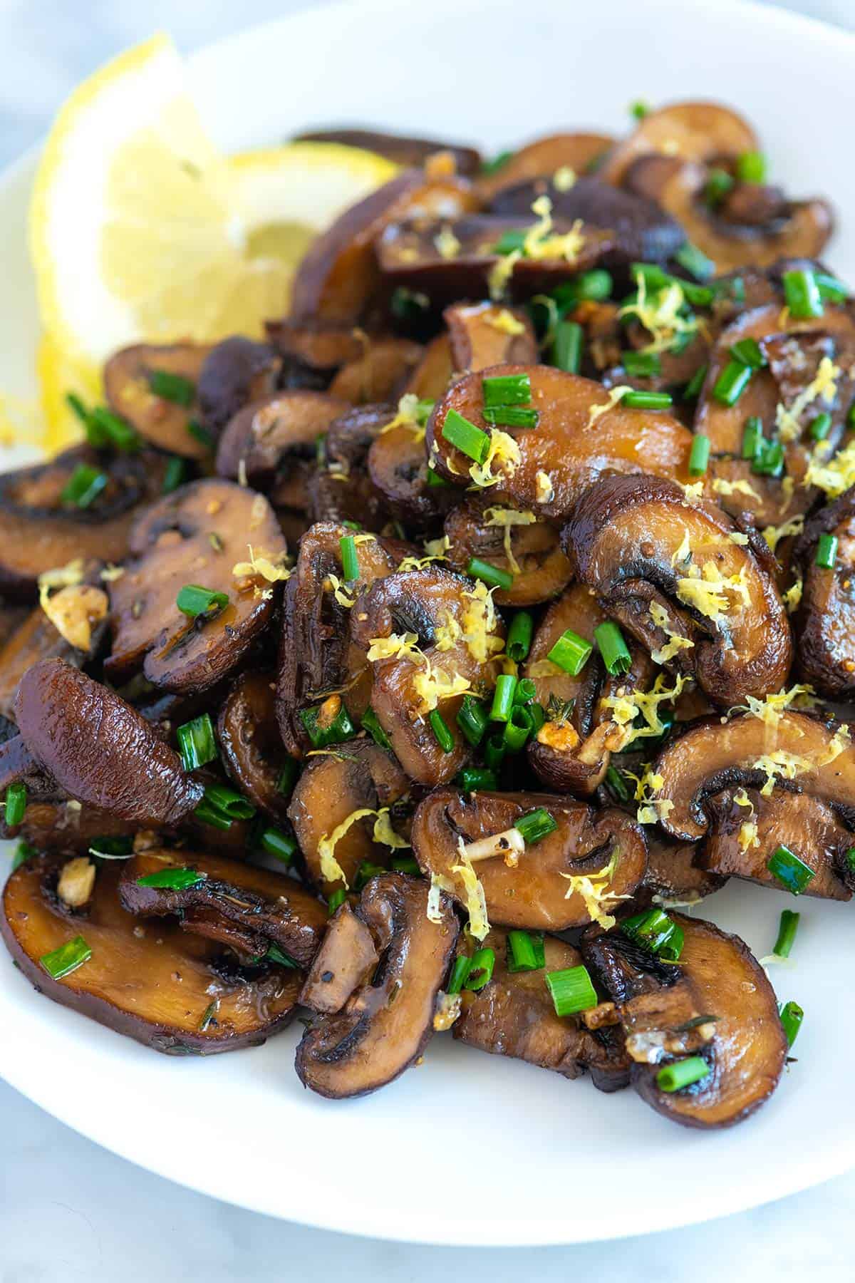How to make deeply flavored oven roasted mushrooms with perfect brown edges. Use any type or size of mushroom!