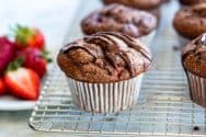 Sinfully Good Strawberry Chocolate Muffins Recipe