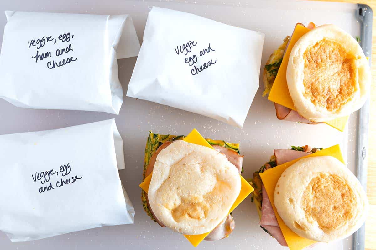 How to make tasty breakfast sandwiches that can be kept in your refrigerator up to 5 days.