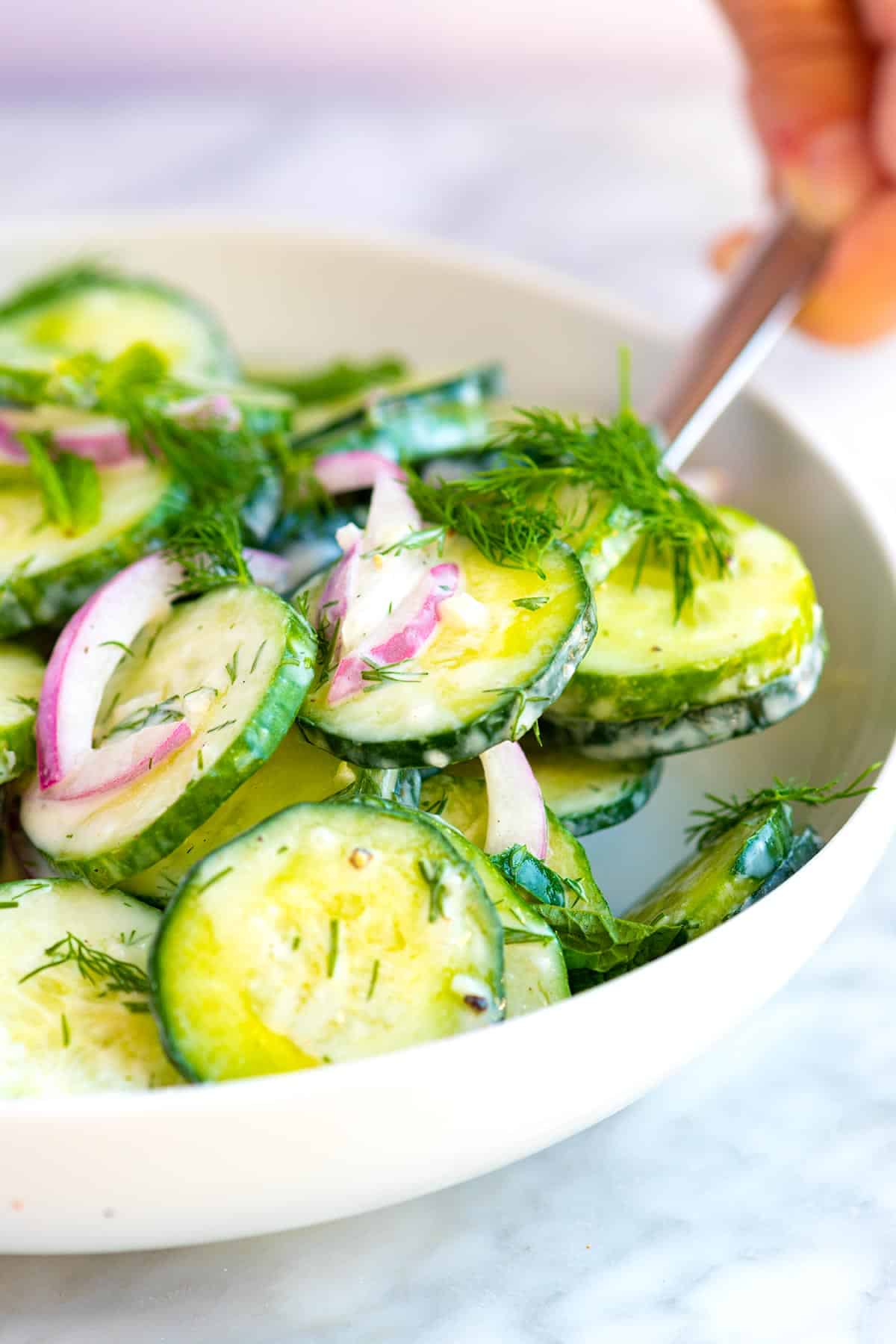 Tzatziki Cucumber Salad