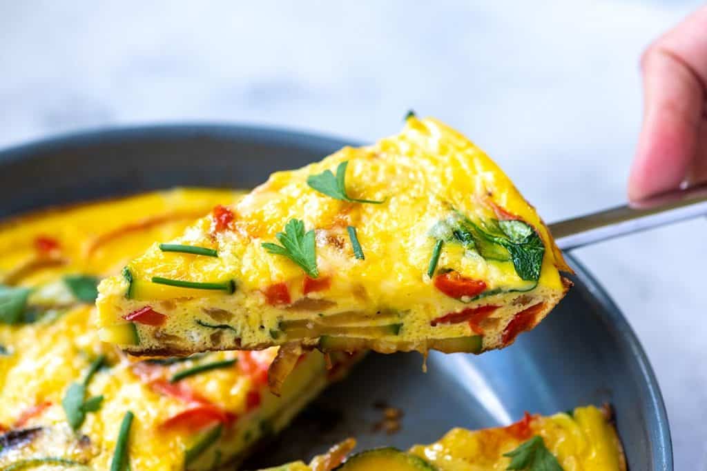 Easy Vegetable Frittata Recipe