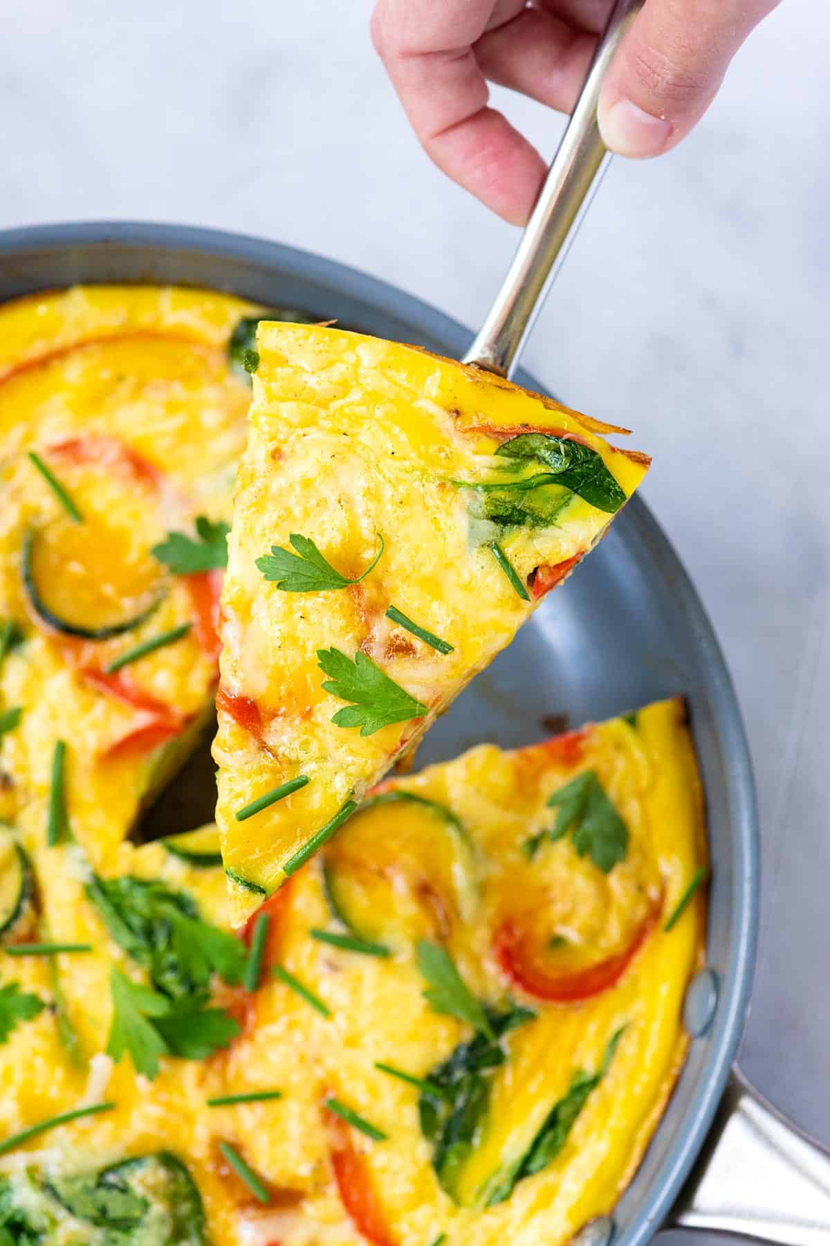 Easy Vegetable Frittata Recipe