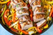Pork Tenderloin with Peppers