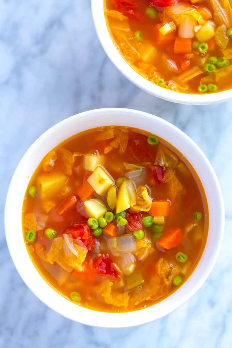 Easy Homemade Vegetable Soup Recipe