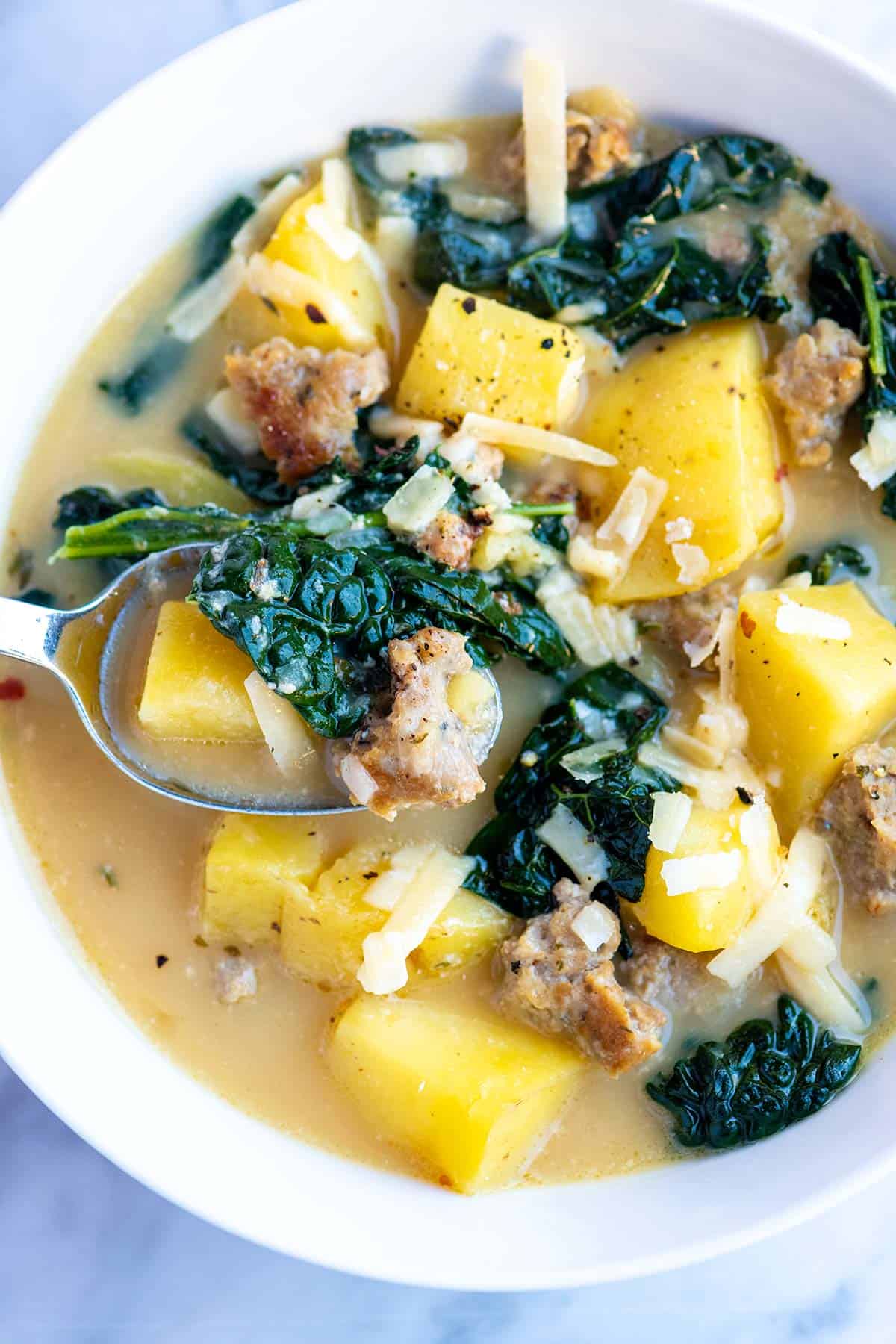 Easy Sausage Potato Soup