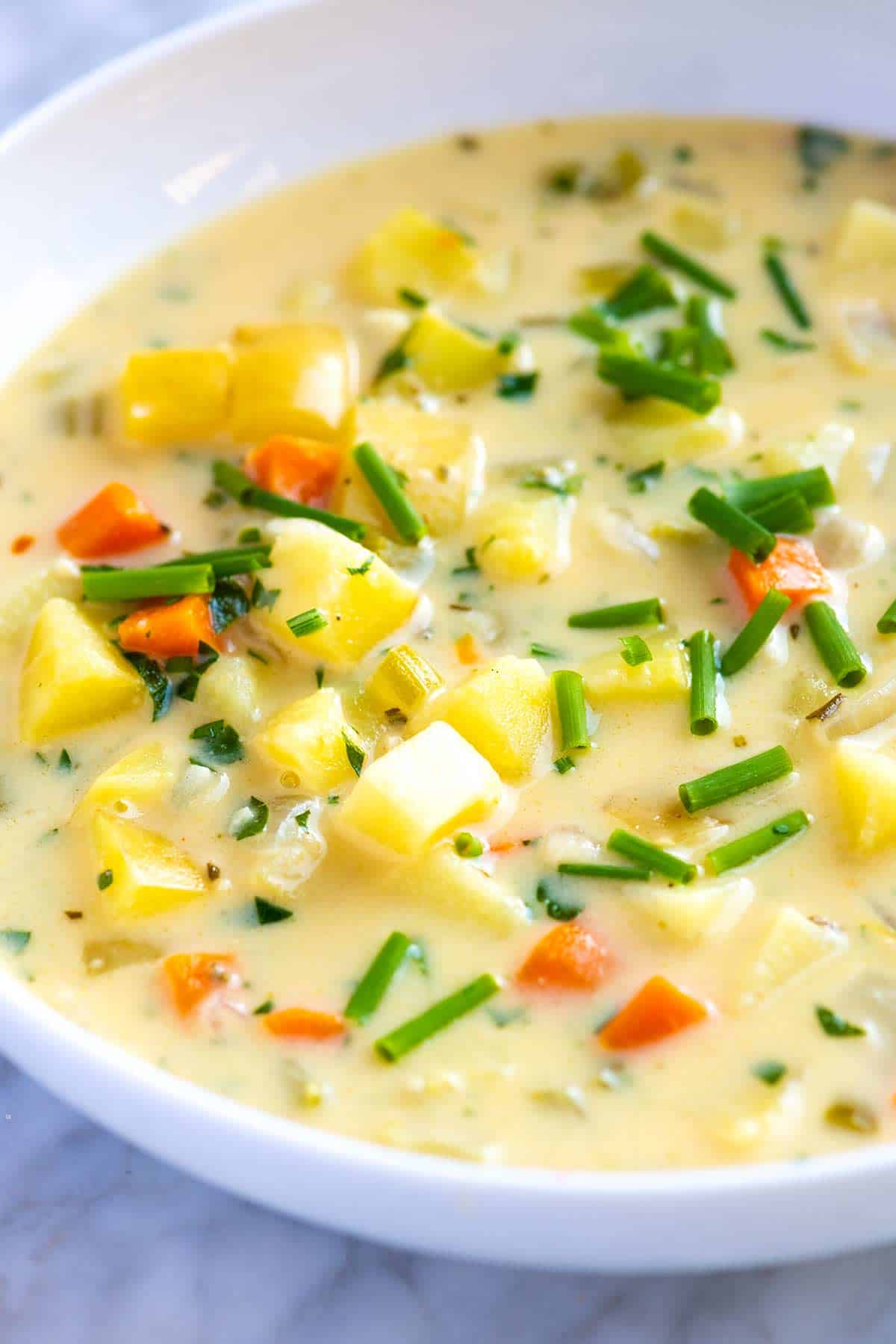 Creamy Potato Soup from Scratch