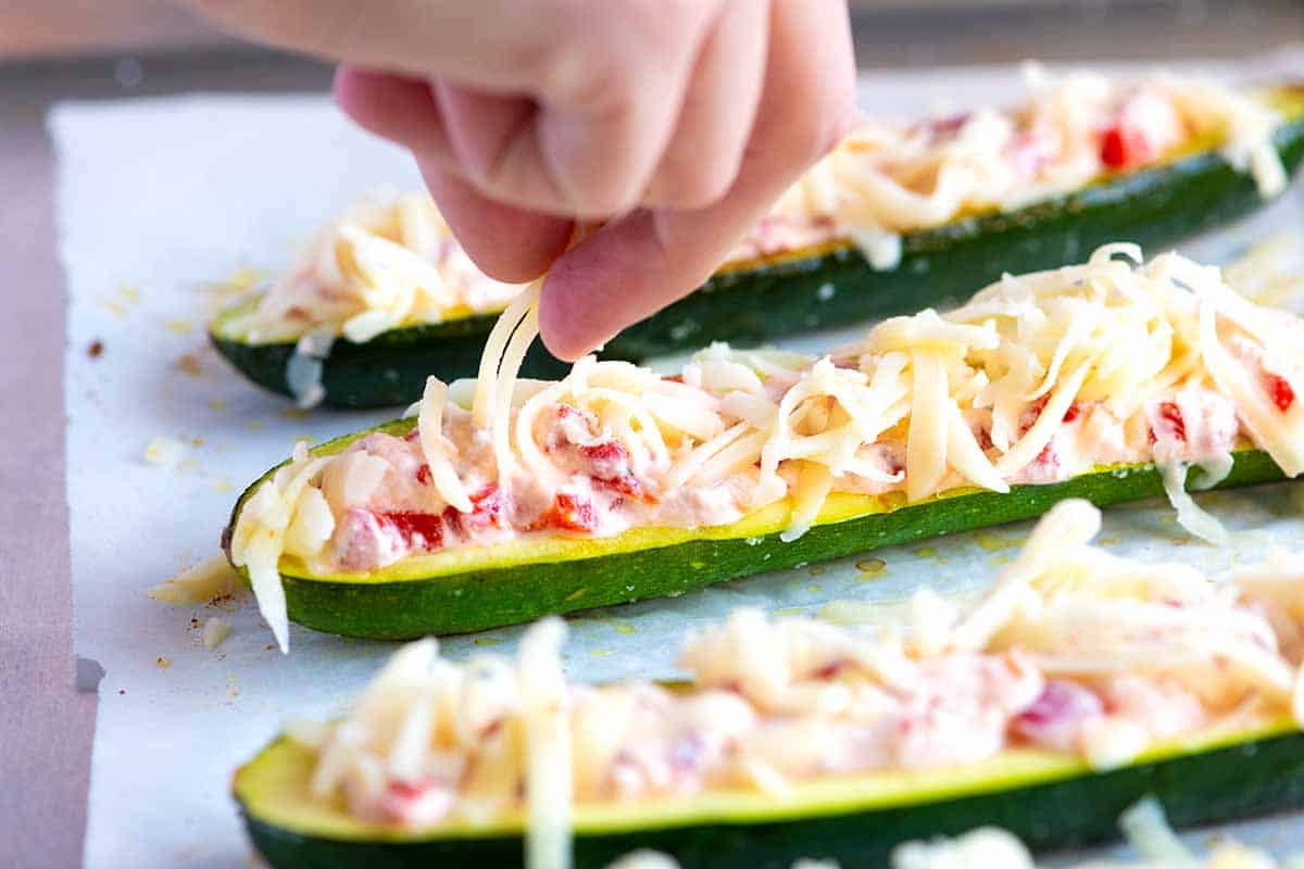 How Do You Make Zucchini Boats Stuffed Zucchini with ricotta and mozzarella cheese