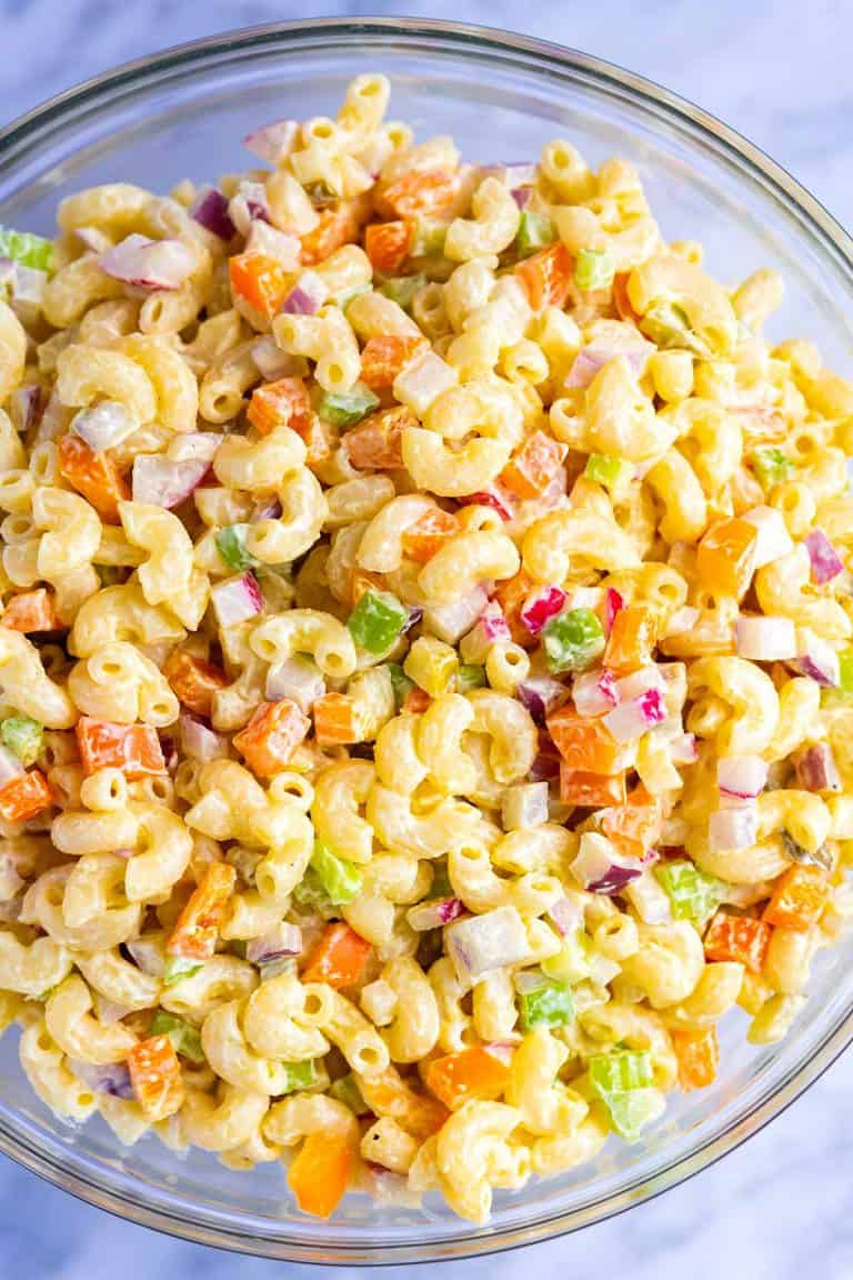 Perfect Creamy Macaroni Pasta Salad