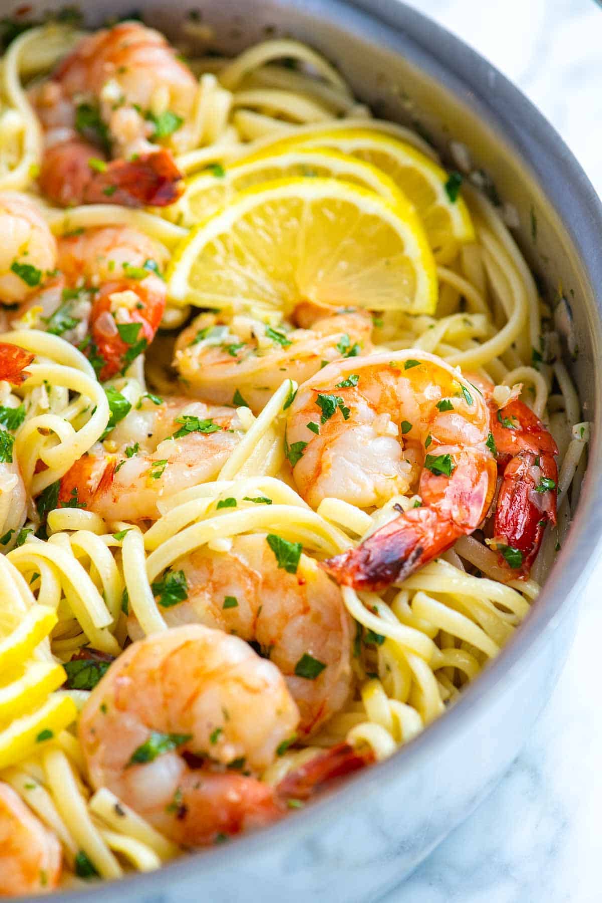 Shrimp Scampi with Pasta