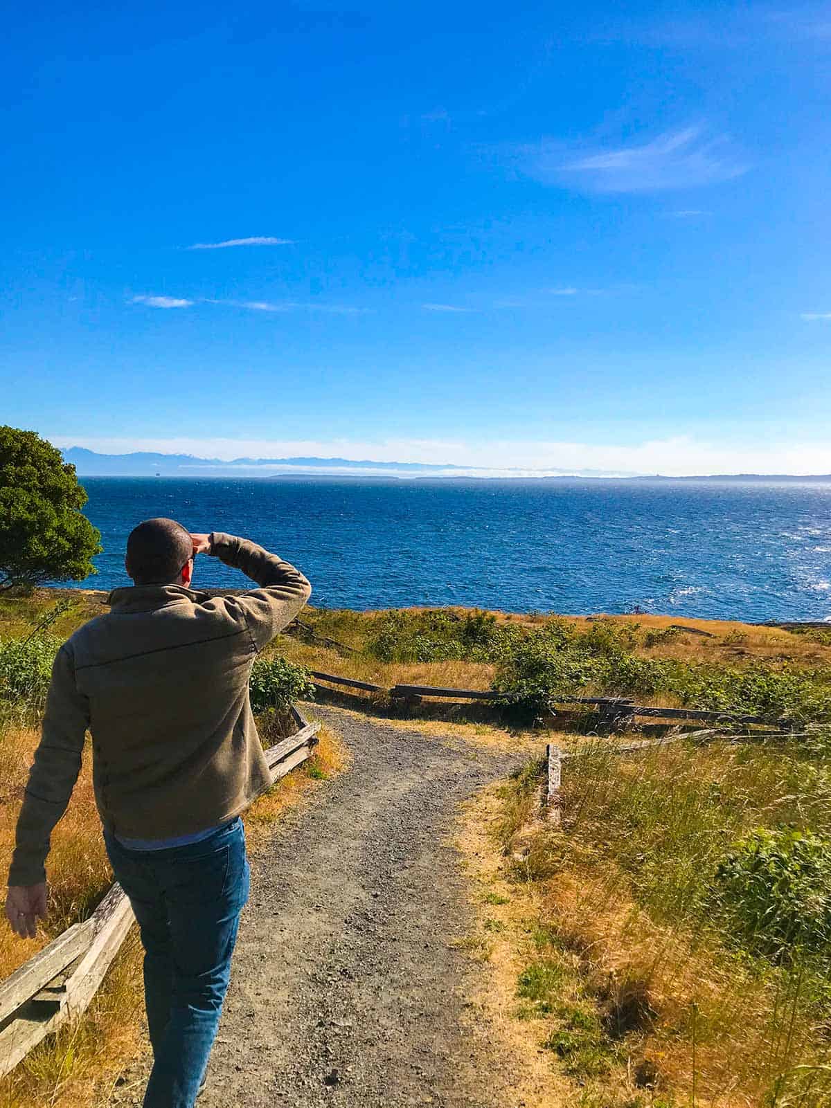 Visiting San Juan Island Washington / Haro Straight - Whale Watching from Land