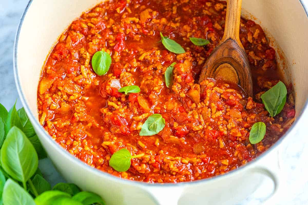 Our Favorite Homemade Spaghetti Meat Sauce