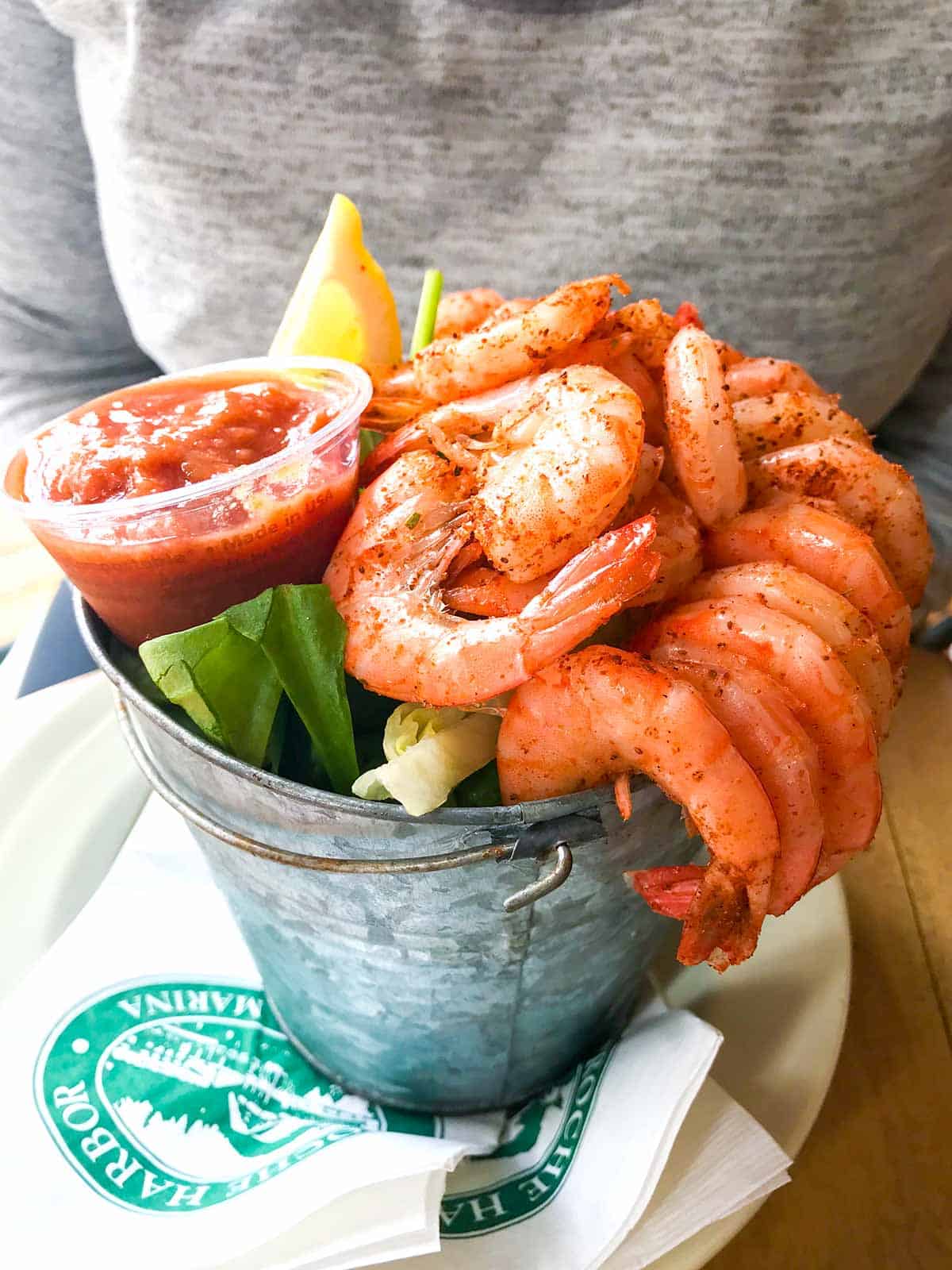 Spiced shrimp from Madrona Bar and Grill