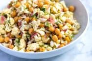 Herby Raw Cauliflower Salad Recipe