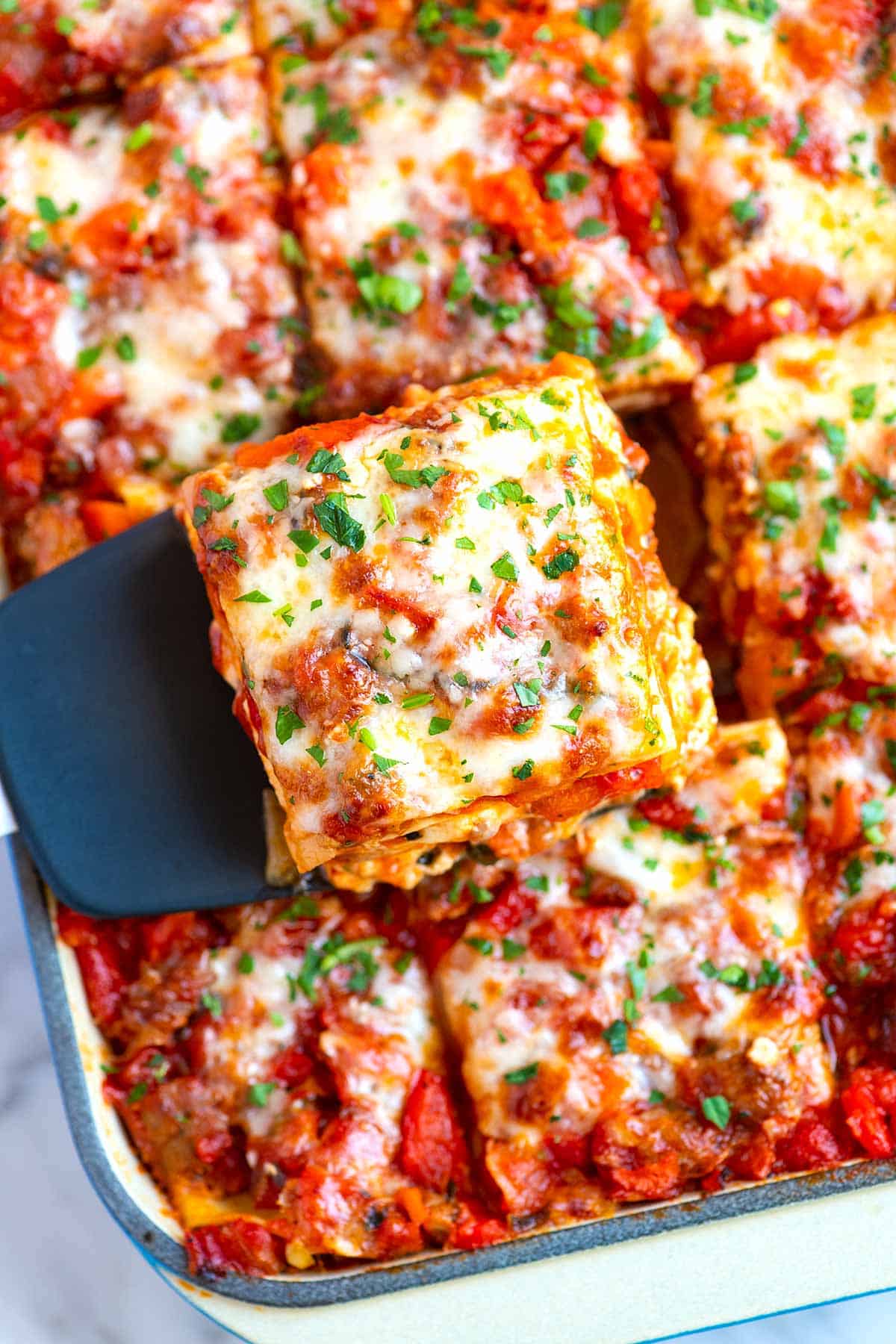 Easy Homemade Lasagna with Meat Sauce